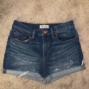 Madewell High Rise Denim Shorts - Size 27